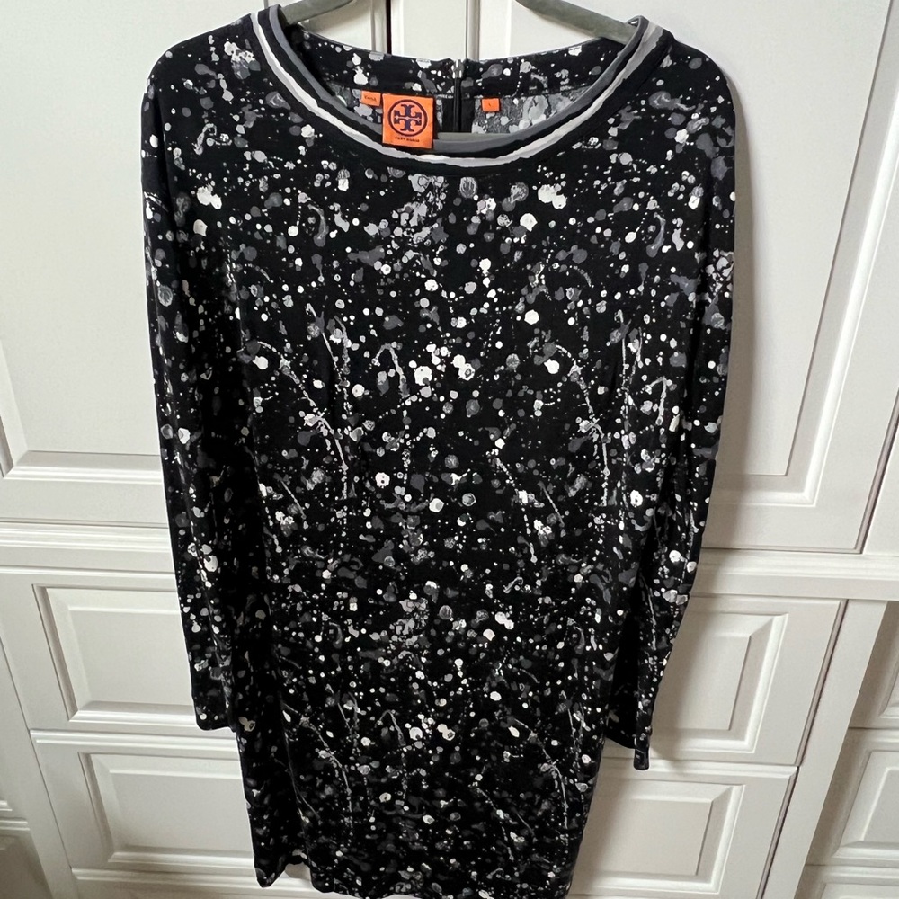 Tory Burch size large 100% silk shift dress